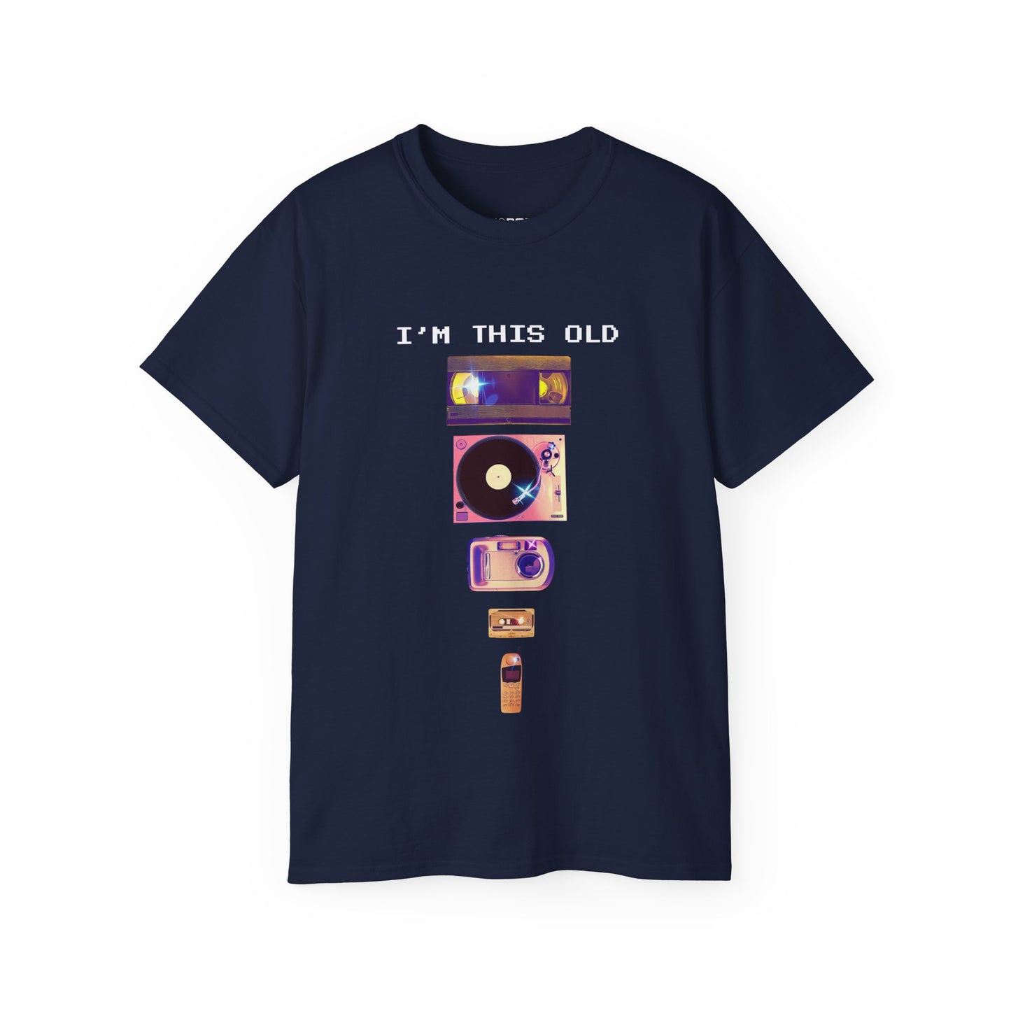 I'm This Old Dark Retro T-Shirt