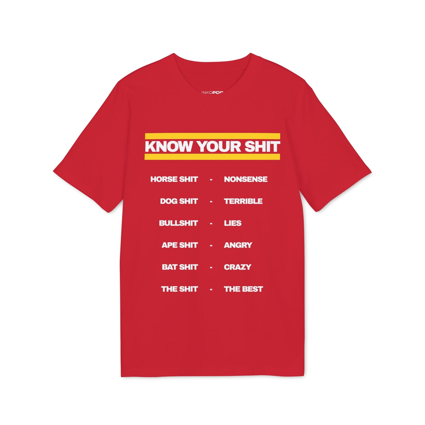 Know Your Shit Dark T-shirt