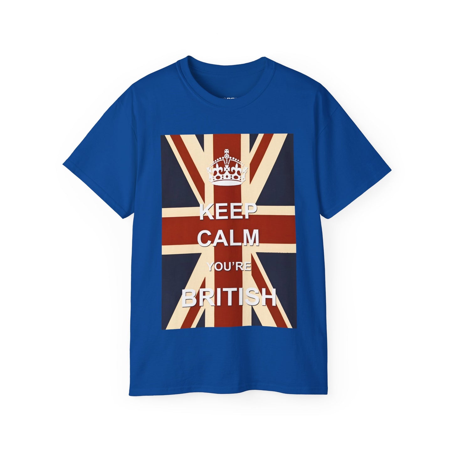 Keep Calm You're British Graphic T-Shirt