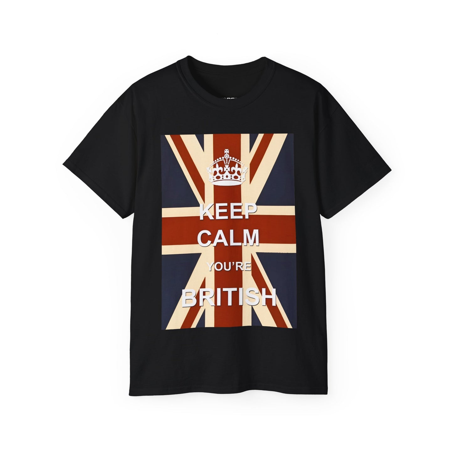 Keep Calm You're British Graphic T-Shirt