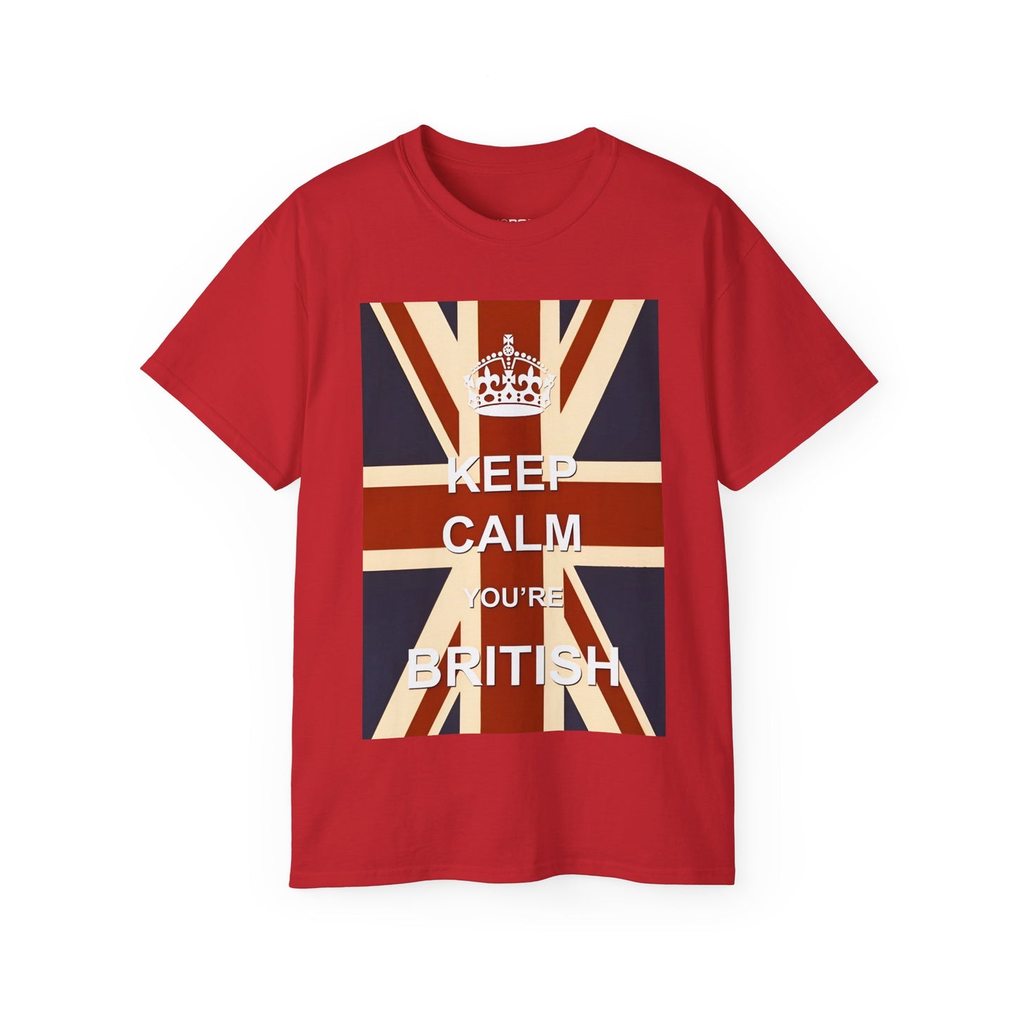 Keep Calm You're British Graphic T-Shirt