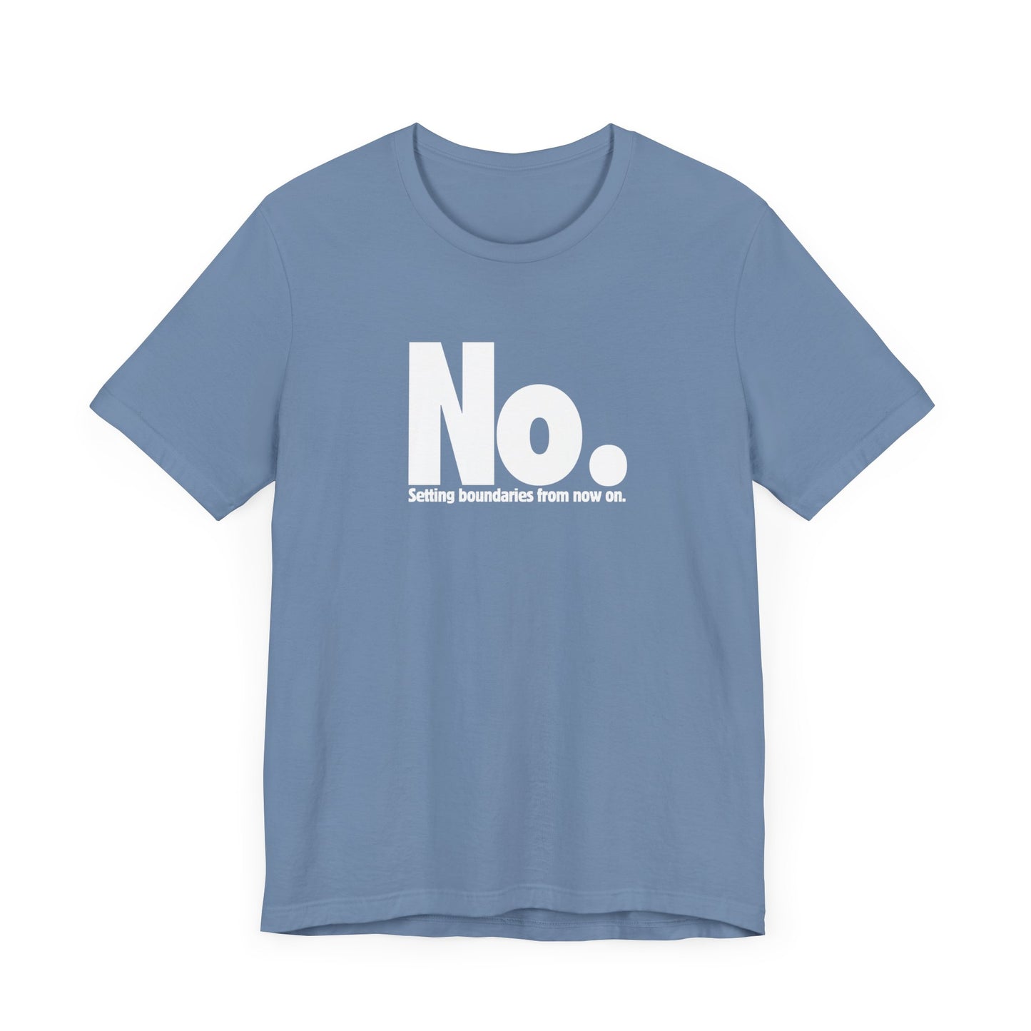 Setting Boundaries T-Shirt - White Text