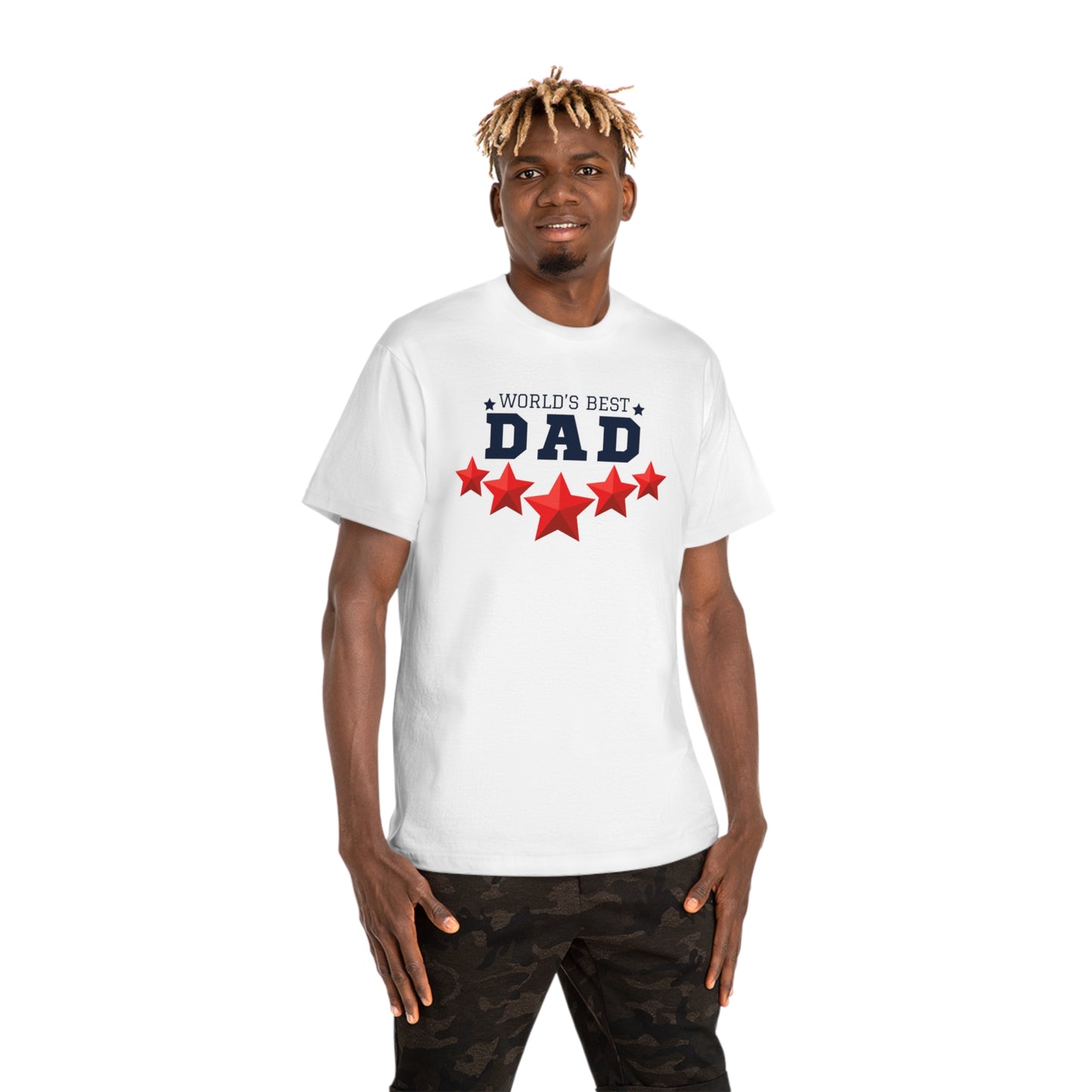 World's Best Dad White T-shirt | Father's Day Gift