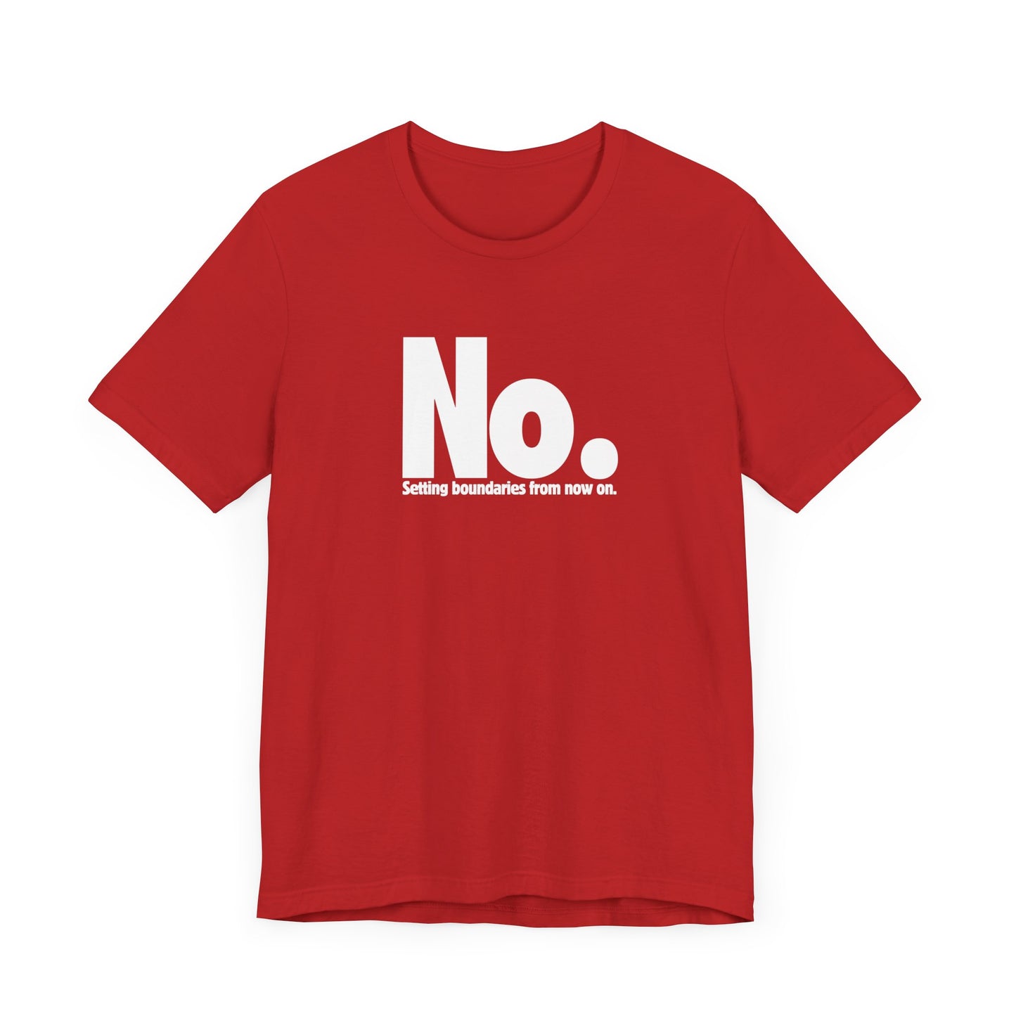 Setting Boundaries T-Shirt - White Text