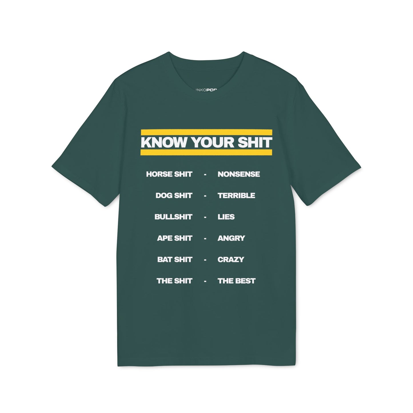 Know Your Shit Dark T-shirt