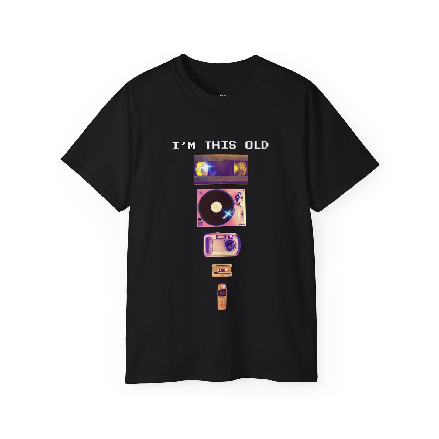 I'm This Old Dark Retro T-Shirt