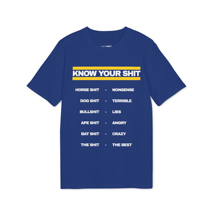 Know Your Shit Dark T-shirt