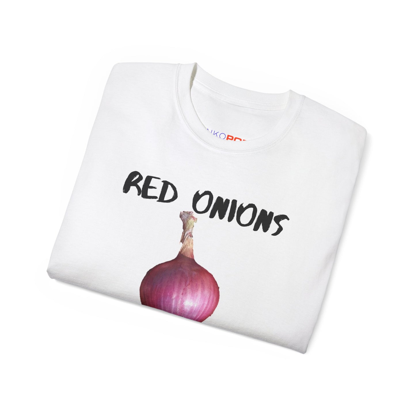 Red Onions white T-Shirt