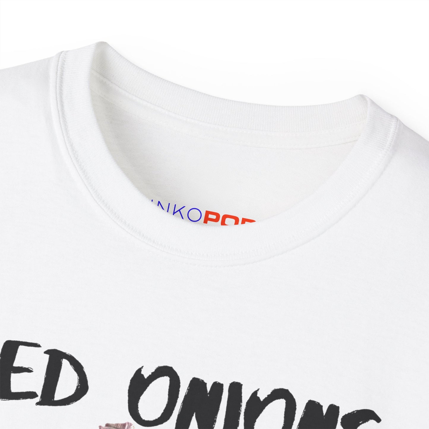 Red Onions white T-Shirt