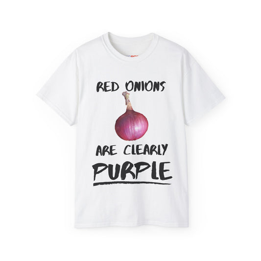 Red Onions white T-Shirt
